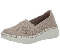 Skechers Women's Wilshire Blvd Shoes in Taupe, Size 6 | Textile, Vegan, Machine Washable