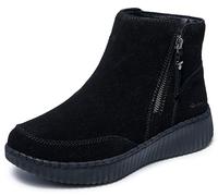 Skechers Women's Wilshire BLVD-Weekend Crush Ankle Boot, Black, 7 UK