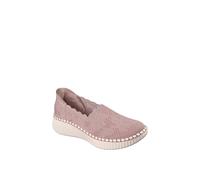Skechers Wilshire Boulevard Polyester Women's Mauve Trainers UK 5