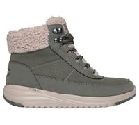 Skechers Womens Winter Boots Waterproof On The Go Stellar Lace Up green UK Size