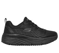 Skechers Women's Work: Max Cushioning Elite SR Sneaker in Black, Size 4.5 | Textile, Machine Washable