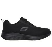 Skechers Women's Work Relaxed Fit: Ultra Flex 3.0 SR - Jinie Sneaker in Black, Size 5 | Textile/Synthetic