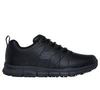 Skechers Women's Nampa Beja Work Shoes, Black Synthetic, 4.5 UK