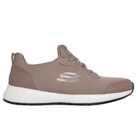 Skechers Women's Work: Squad SR Sneaker in Taupe, Size 6.5 | Textile/Synthetic