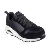 Skechers Women's Work Uno SR Elainy Black/White, 5 UK