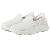 Skechers Women's Hands Free Slip-Ins Go Walk Flex-Relish Sneaker Off White 13 Wide