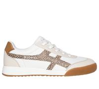 Skechers Women's Zinger-Concrete Safari Sneaker, White/Leopard, 7