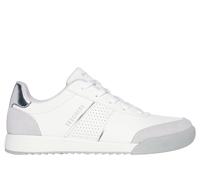 Skechers Women's Zinger 2.0 - Retro Runwayz Sneaker in White, Size 6 | Synthetic/Leather