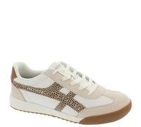 Skechers Women's Zinger-Concrete Safari Sneaker, White/Leopard, 7.5