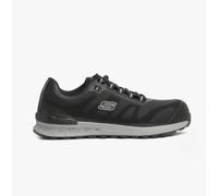 Skechers Work BULKLIN-BRAGOO Mens Workwear Lace-Up Trainers-Black