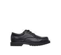 Skechers Men's Cottonwood Elks Oxfords, Black Black Leather Blk, 11 UK