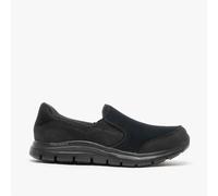 Skechers COZARD, Women's Slip On, Black (Black Mesh/Nubuck Water Stain Repellent Blk), 6.5 UK (39.5 EU)