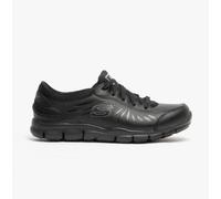 Skechers Relaxed Fit - Eldred Sr Ladies Leather Anti-Slip Shoes Black