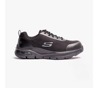 Skechers Work FIT SR Ringstap Mens Textile Lace-Up Arch Black Safety Trainers