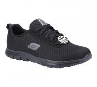 Skechers Work Footwear Genter - Bronaugh Sr Occupational Shoe Black Si UK8 - EU41 - US11