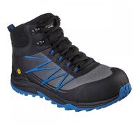 Skechers Work Footwear Puxal Firmle S1 Safety Boots Black/Blue Size: U UK9 - EU43 - US10