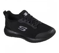 Skechers Work Footwear Squad Slip Resistant Lace Up Safety Shoe Black UK7 - EU40 - US10