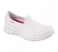 Skechers Work Ladies Sure Track Shoe White Size 4