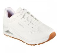 Skechers Women's Uno Sr Trainers, White Synthetic, 4 UK