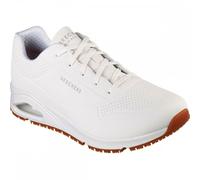 Skechers Men's Uno Sr Sutal Trainers, White Synthetic, 7 UK