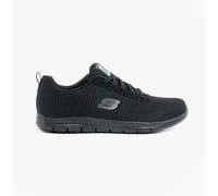 Skechers Work Ghenter Bronaugh Womens Synthetic Lace-Up Black Workwear Trainers