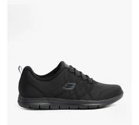 Skechers Ghenter Srelts Black Occupational Shoes for Women - Size 3
