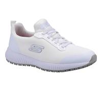 Skechers Work Footwear Squad Slip Resistant Occupational Shoe White Si UK4 - EU37 - US7