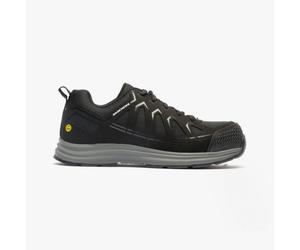 Skechers Work MALAD II Mens Workwear Lace-Up Trainers-Black