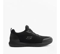 Skechers Men's Squad Sr Myton Sneaker, Black Textile/Synthetic, 13 UK