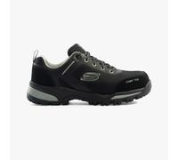 Skechers Men's Gatlon Strigax Work Shoes, Black Gray Leather/Synthetic/Textile, 11 UK
