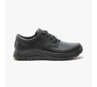 Skechers Men's Flex Advantage Slip Resistant Work Uniform Dress Shoe, Black Leather, 7.5 UK
