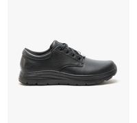 Skechers Flex Advantage Fourche Sr Black Mens Occupational Footwear Leather