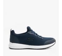 Skechers Work Squad Slip Resistant NVY Navy Womens trainers 77222EC in a Plain Textile in Size 5.5