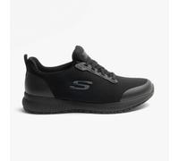 Skechers Women's Squad SR Sneaker, Black, 5 UK