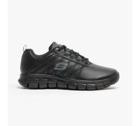 Skechers Work SURE TRACK-ERATH Womens Workwear Lace-Up Shoes-Black