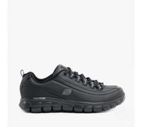 Skechers Relaxed Fit: Sure Track - Trickel Ec Ladies Leather Work Shoes Black