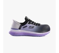 Skechers Women's Tilido Ombray Slip-On Sneakers, Black Purple Textile/Synthetic, 5 UK