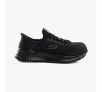 Skechers Work TILIDO - OMBRAY Womens Workwear Lace-Up Trainers-Black