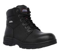 Skechers Workshire Mens Leather Safety Boots Black