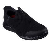 Skechers Women's Cessnock Gwynedd Sneaker, Black Textile/Synthetic, 8 UK