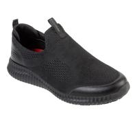 Skechers Workwear Cessnock Textile Mens Black Trainers - Size UK 10