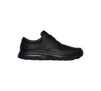 Skechers Men's Flex Advantage Sr Fourche Casual Shoes, Black Leather, 6 UK