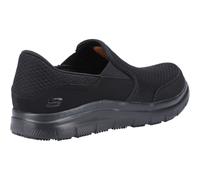Skechers McAllen Mens Slip Resistant Work Shoes Black Size 12