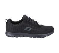 Skechers Women's Ghenter Bronaugh Sneaker, Black Mesh, 3 UK