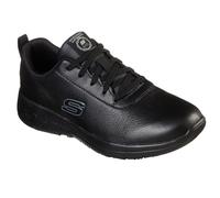Skechers Marsing Gmina Slip Resistant Black Occupational Shoes for Women - Size
