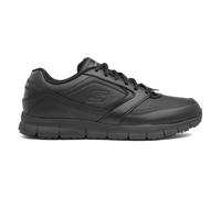Skechers Workwear Mens Shoes Black Adults Lace Up Relaxed Fit Nampa SIZE