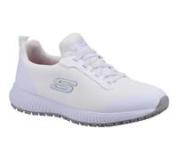 Skechers Work Footwear Squad Slip Resistant Occupational Shoe White Si UK4 - EU37 - US7