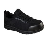 Skechers Mens Black Synergy Omat Trainers