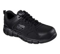 Skechers Work TELFIN-SANPHET Mens Workwear Lace-Up Trainers