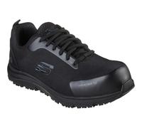 Skechers Workwear Ulmus SR Safety Toe Mesh Men's Black Safety Trainers - UK 11 / EU 46 / US 12